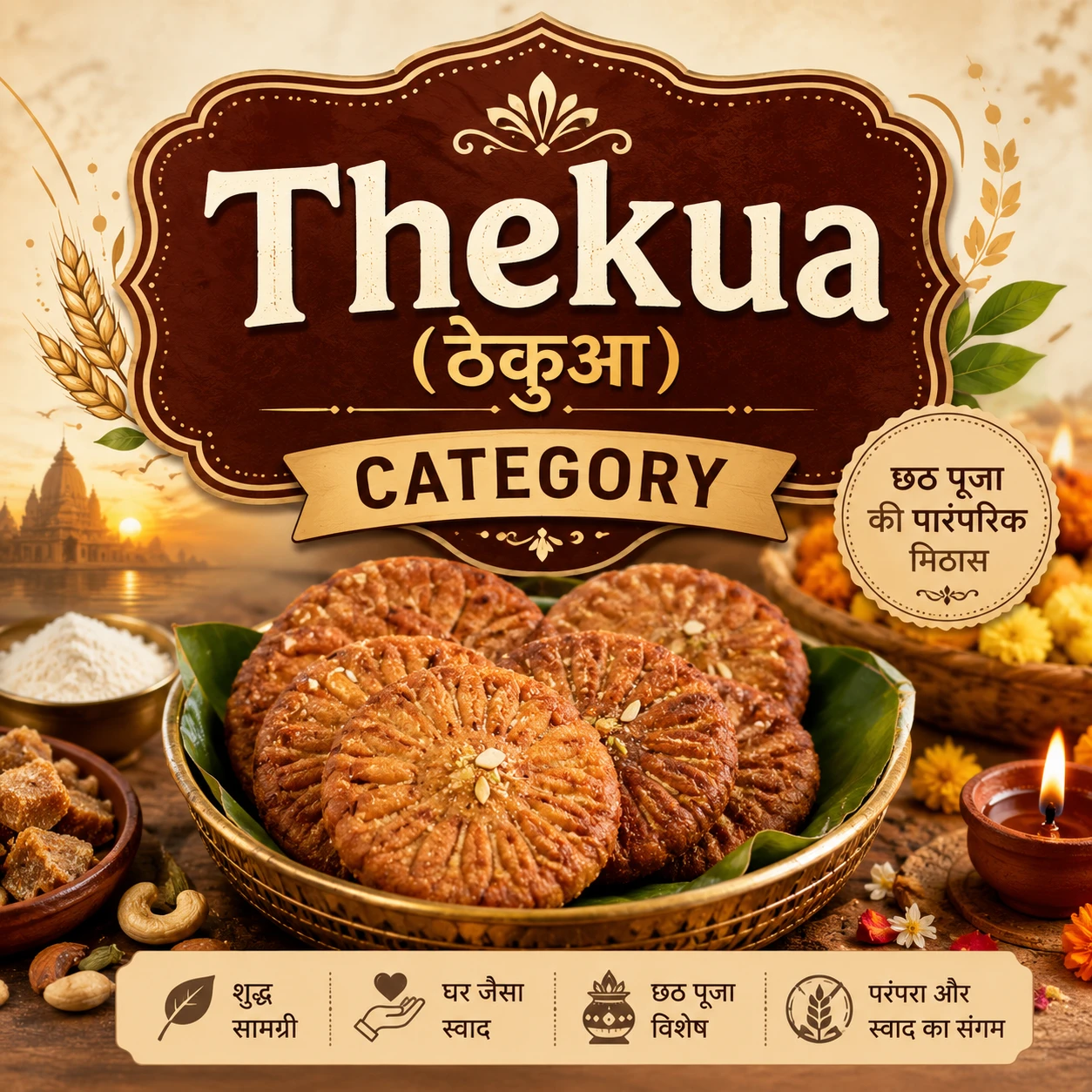 Thekua (ठेकुआ)